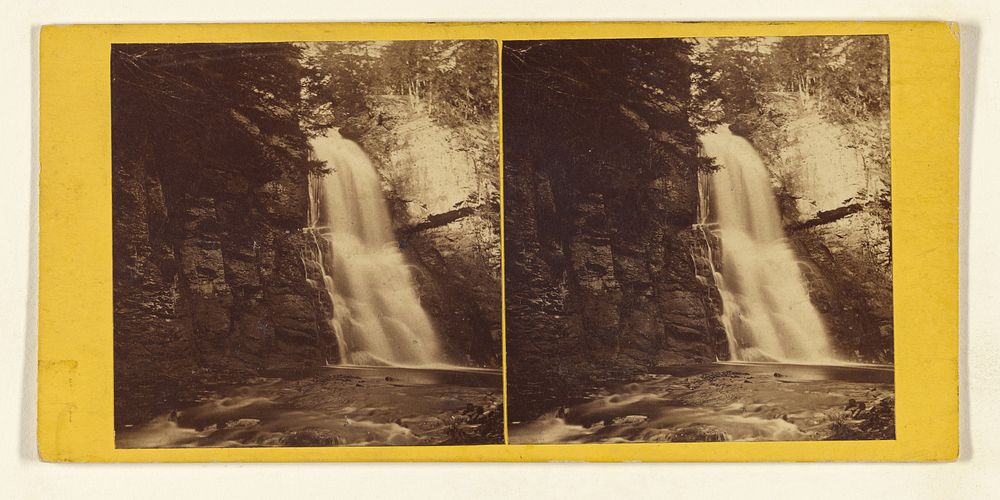 Bushkill Falls, Bushkill, Delaware Water Gap by John H Johnson and Frederick George D Utassy