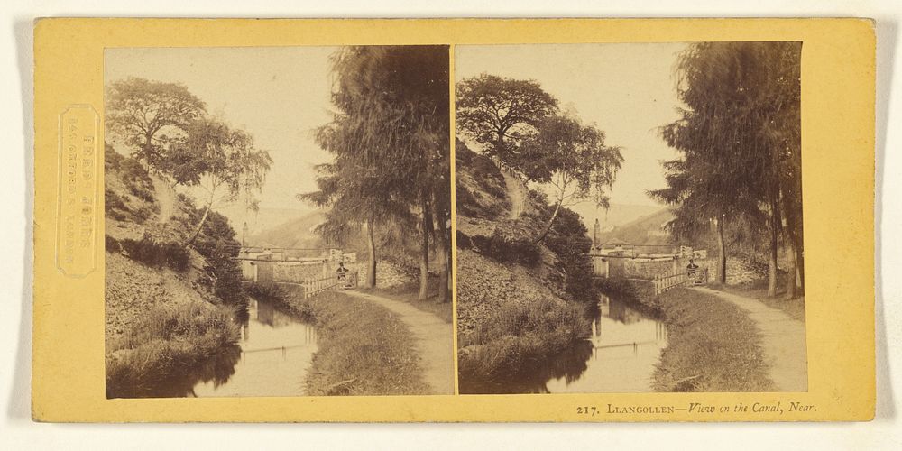 Llangollen - View on the Canal, Near. by Frederic Jones