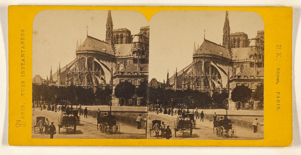 Notre-Dame, Paris, France by Adolphe Block