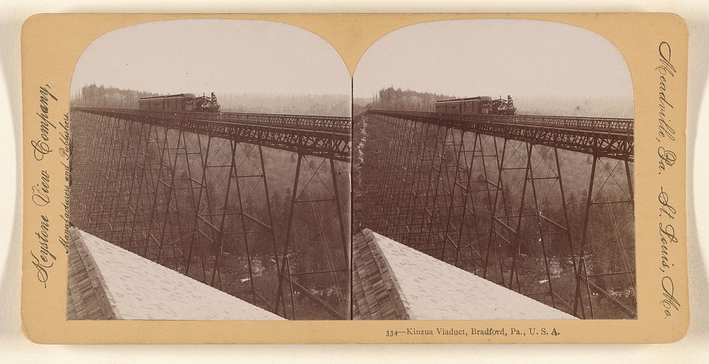 Kinzua Viaduct, Bradford, Pa., U.S.A. by Keystone View Co