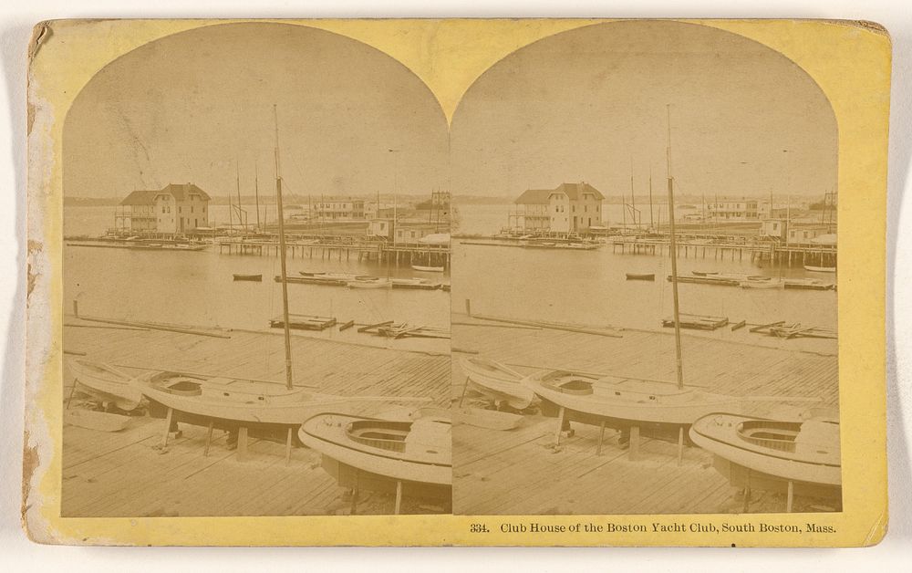 Club House of the Boston Yacht Club, South Boston, Mass. by Benjamin West Kilburn