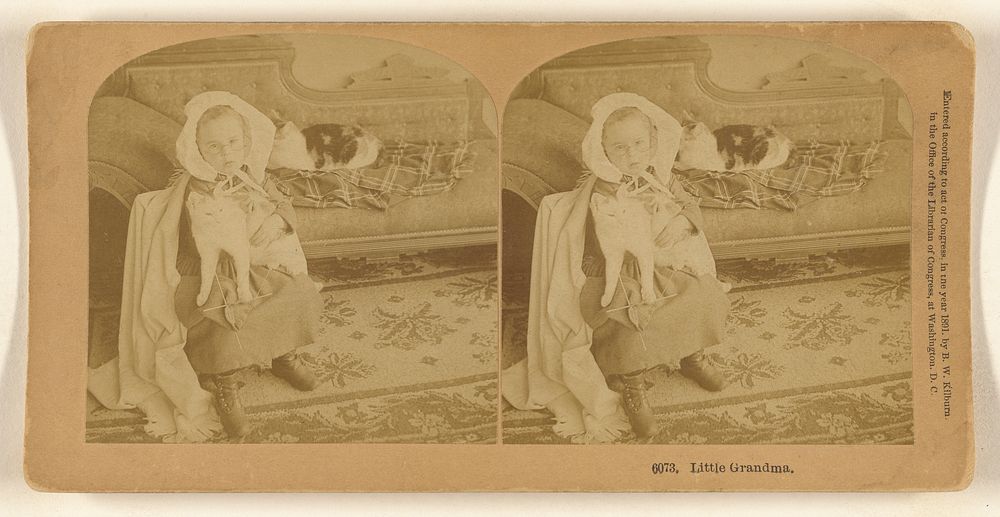 Little Grandma. by Benjamin West Kilburn