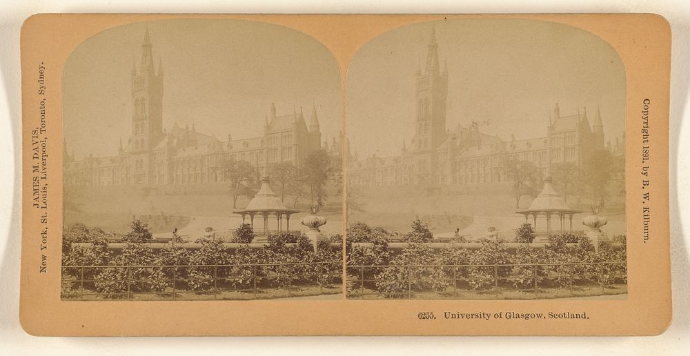 University of Glasgow, Scotland. by Benjamin West Kilburn