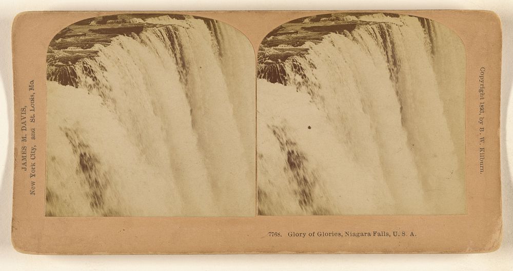 Glory of Glories, Niagara Falls, U.S.A. by Benjamin West Kilburn