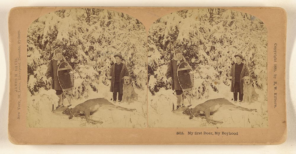 My first Deer, My Boyhood by Benjamin West Kilburn