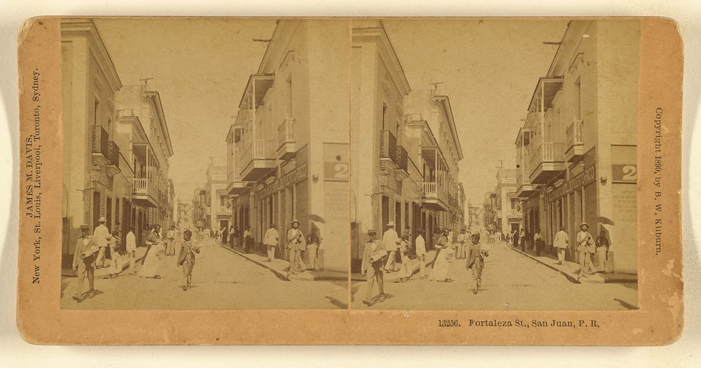 Fortaleza St., San Juan, P.R. by Benjamin West Kilburn