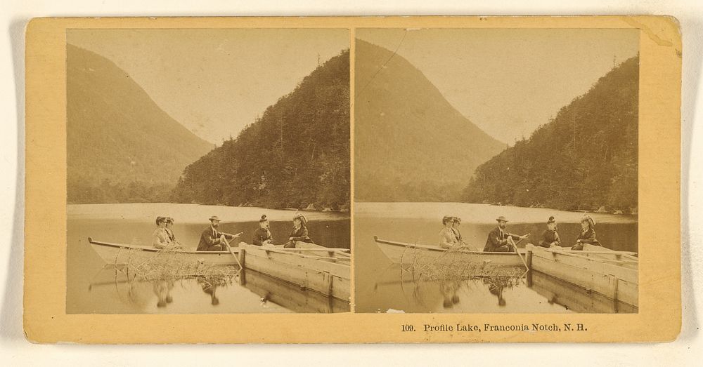 Profile Lake, Franconia Notch, N.H. by Benjamin West Kilburn