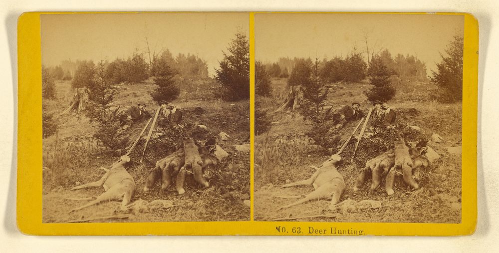 Deer Hunting. by Benjamin West Kilburn