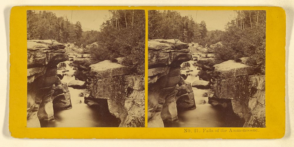 Falls of the Ammonoosuc. by Benjamin West Kilburn