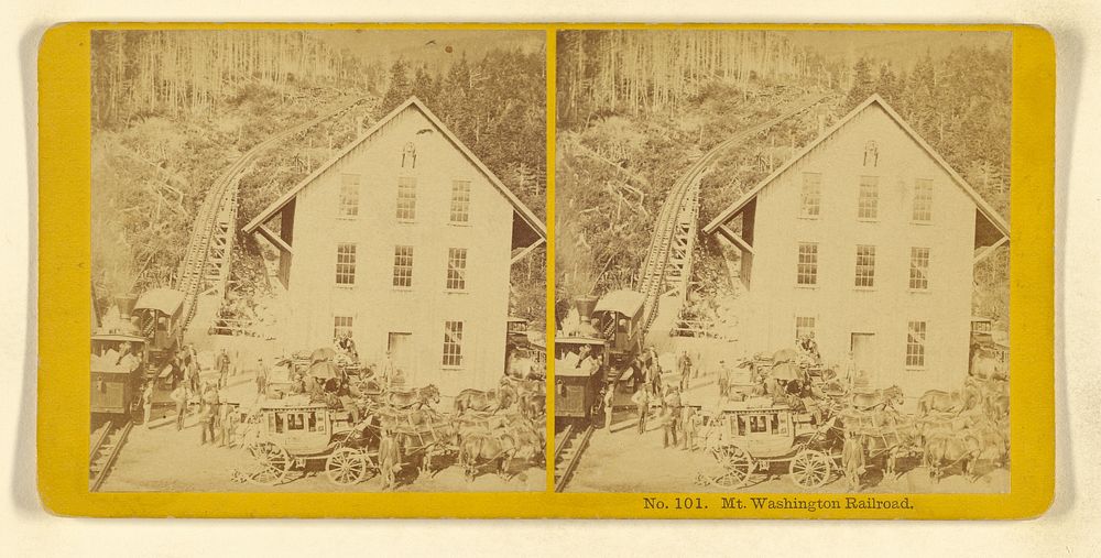Mt. Washington Railroad. by Benjamin West Kilburn