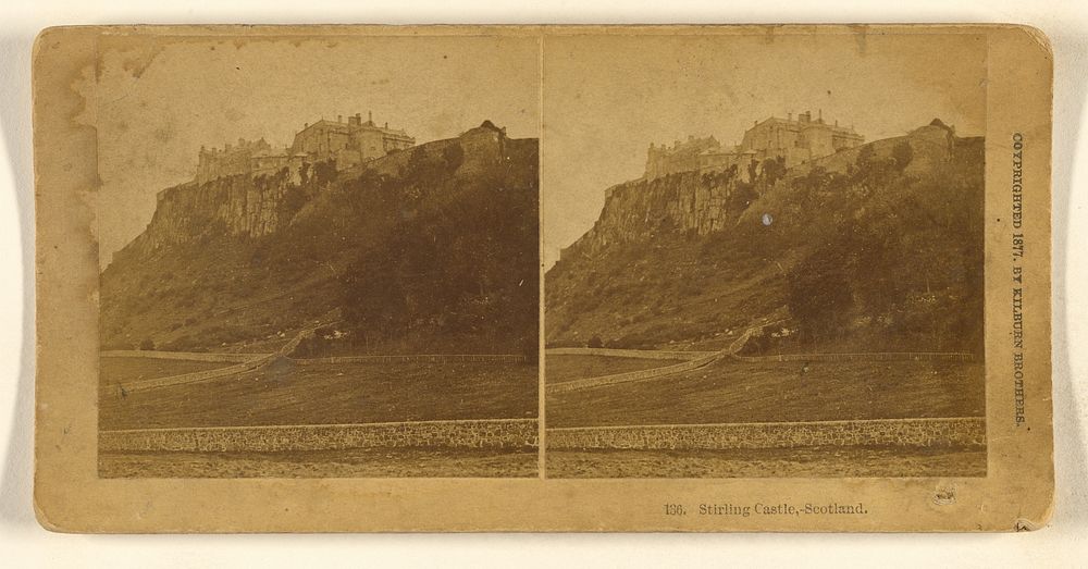 Stirling Castle, Scotland. by Benjamin West Kilburn