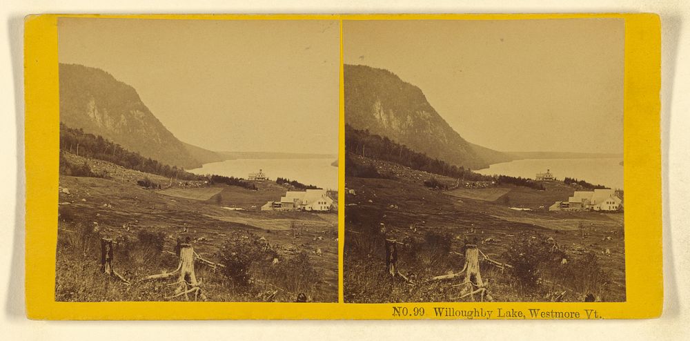Willoughby Lake, Westmore Vt. by Benjamin West Kilburn