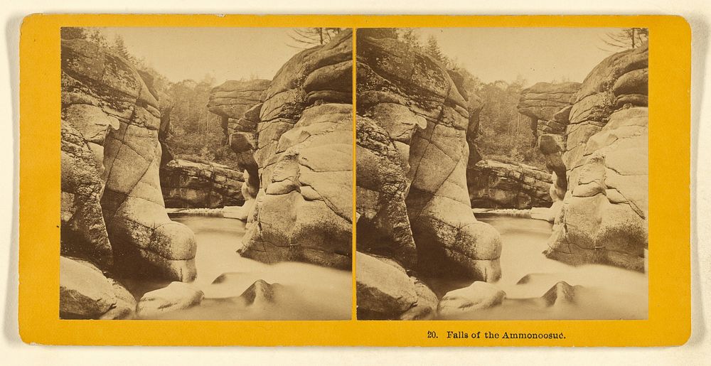 Falls of the Ammonoosuc by Benjamin West Kilburn