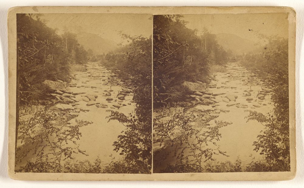Hickory Nut Gap. View on Broad River. Asheville, North Carolina by W T Robertson