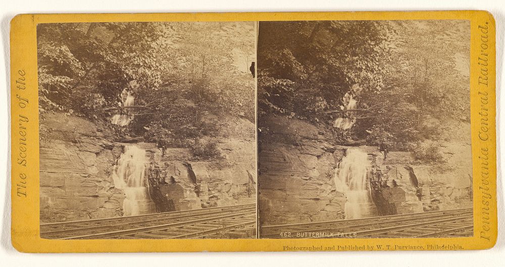 Buttermilk Falls. by William T Purviance