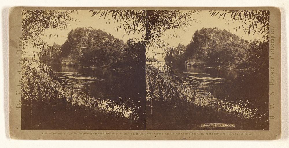 Starved Rock. [The Valley of The Illinois.] by D W S Rawson