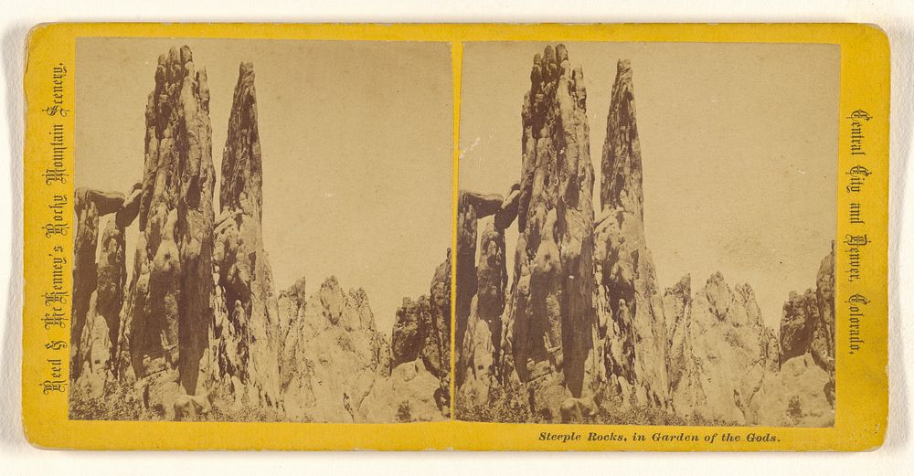 Steeple Rocks, in Garden of the Gods. by William H Reed and Albert S McKenney