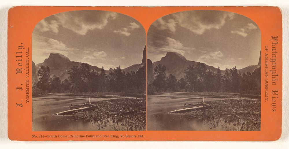 South Dome, Crinoline Point and Star [sic] King, Yo Semite [,] Cal. by J J Reilly