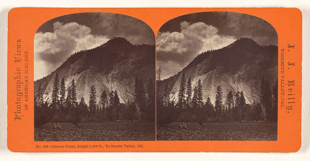 Glacier Point, height 3,200 ft., Yo Semite Valley, Cal. by J J Reilly