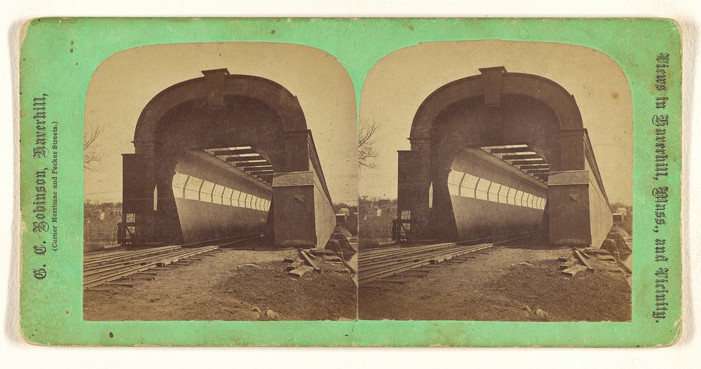 Railroad Bridge [Haverhill, Mass.] by George C Robinson