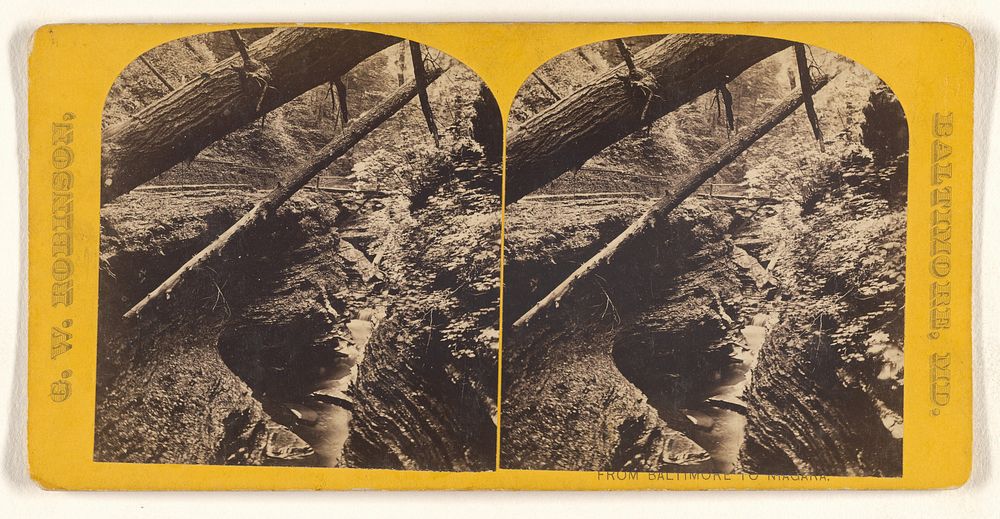 Glen Difficulty, Whirlwind Gorge, Watkins. by G W Robinson