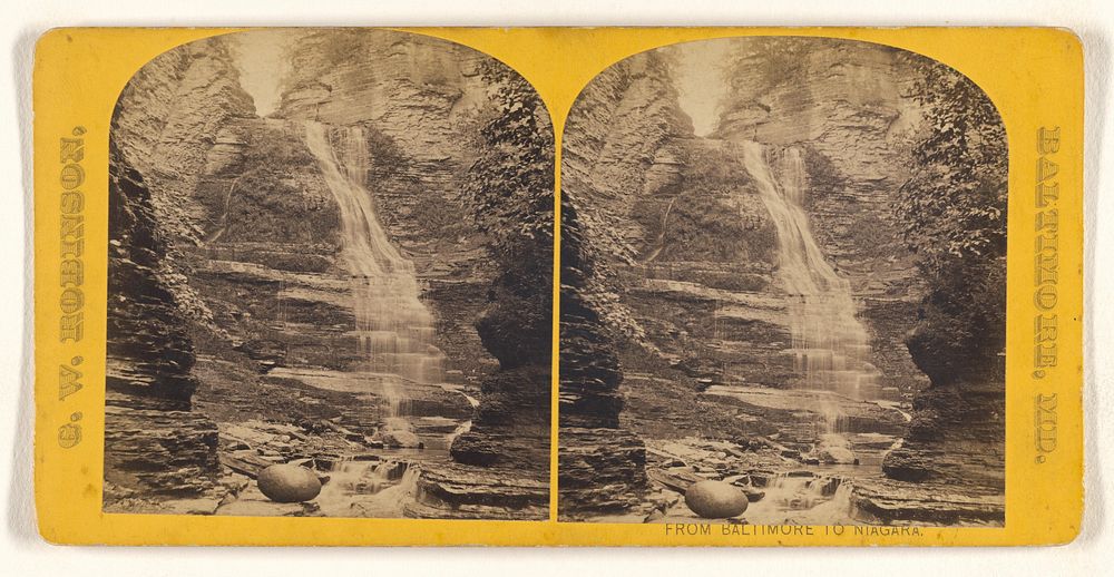 Hector Falls and Cascades. Seneca Lake. by G W Robinson