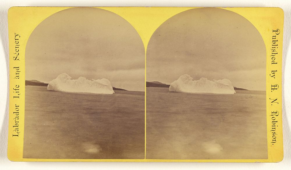 Labrador. Iceberg in St. Michael's Bay. by H N Robinson