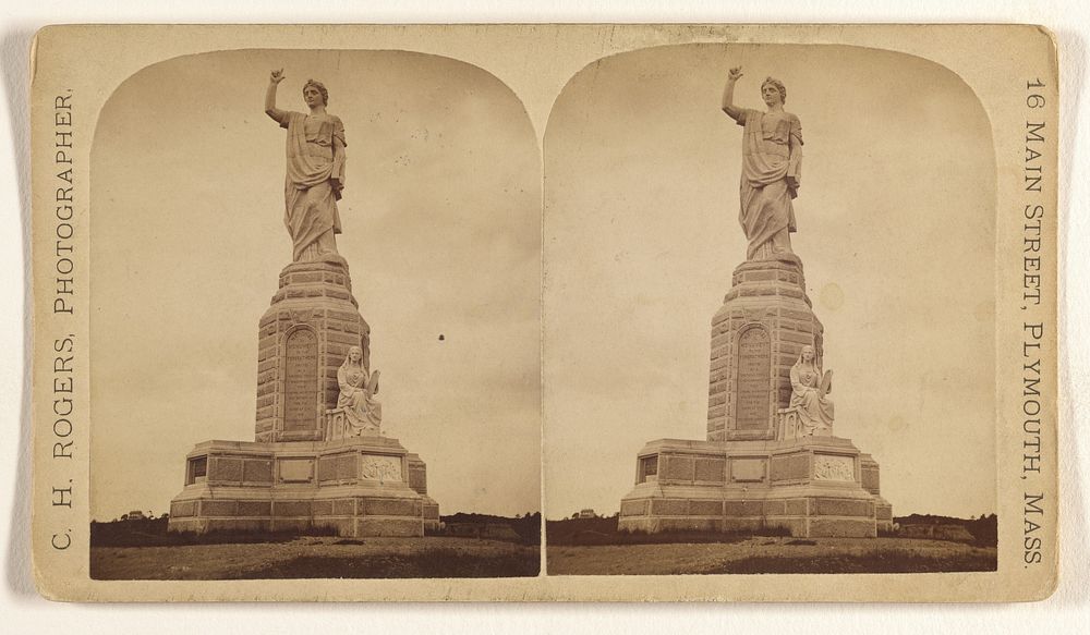 National Monument to the Forefathers. [Plymouth, Mass.] by C H Rogers