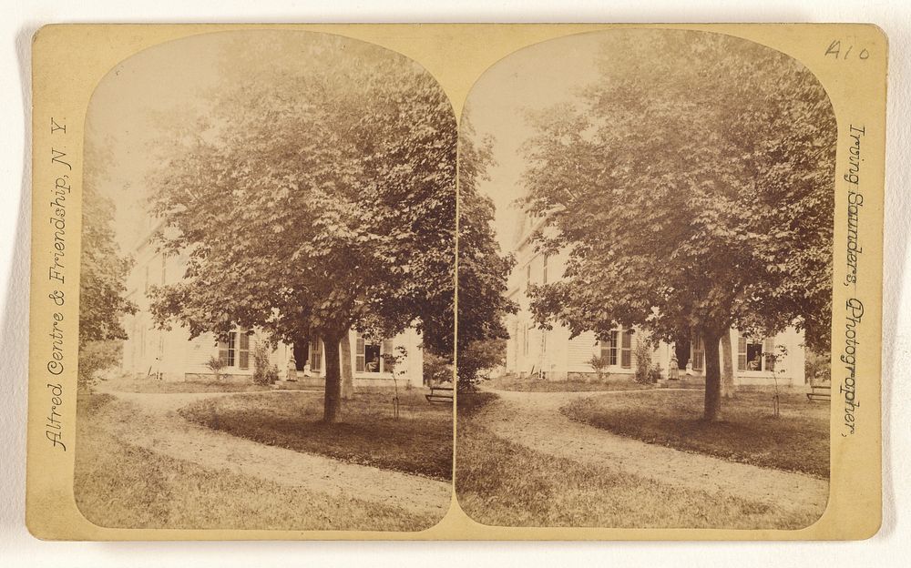View of Alfred Centre or Friendship, N.Y. by Irving Saunders