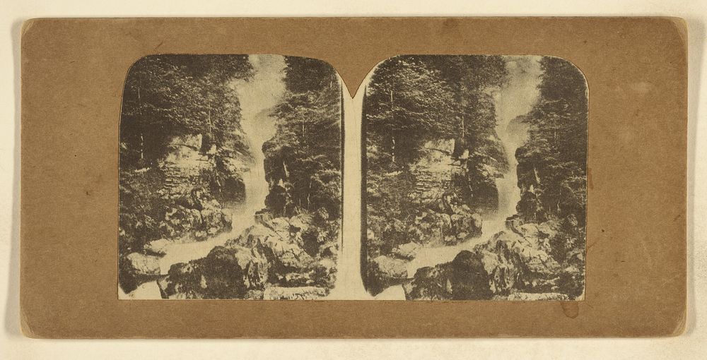 Cascade du Dard. Valley of Chamonoux [sic]. by Langenheim Loud and Company Langenheim Bros and G W Loud