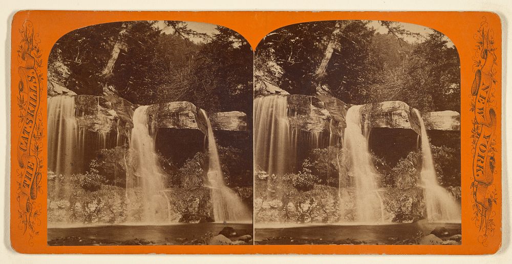 Bastion Falls. [Catskill Mountain Scenery.] by J Loeffler