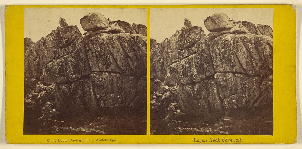 Logan Rock Cornwall by C R Lobb