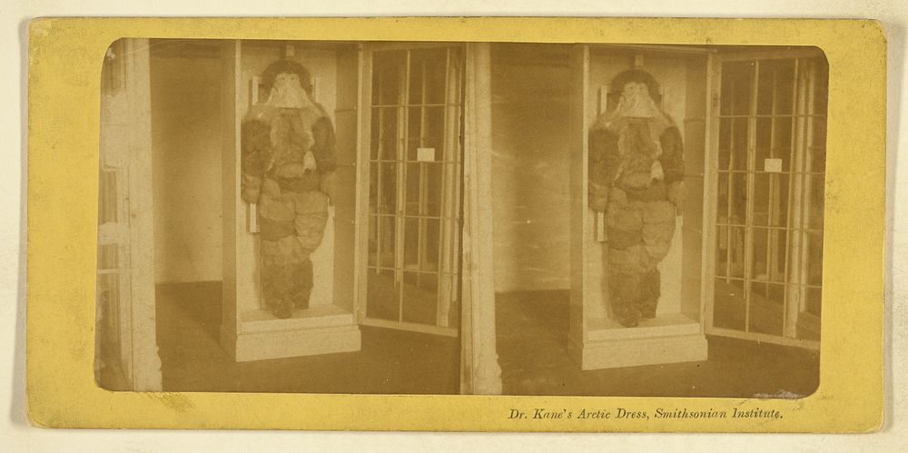 Dr. Kane's Arctic Dress, Smithsonian Institute. by Langenheim Loud and Company Langenheim Bros and G W Loud