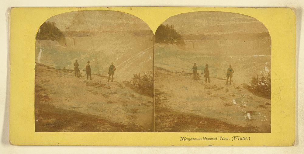 Niagara. - General View. (Winter.) by Langenheim Loud and Company Langenheim Bros and G W Loud