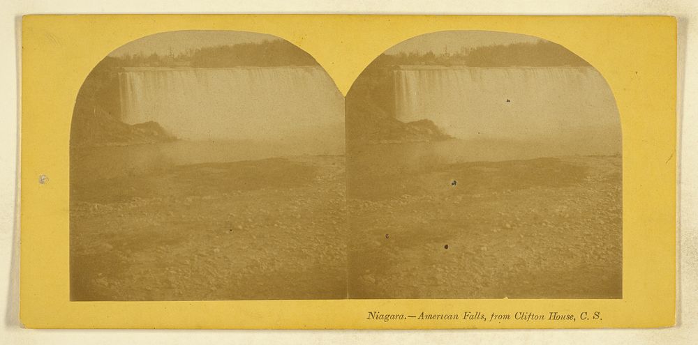 Niagara. - American Falls, from Clifton House, C.S. by Langenheim Loud and Company Langenheim Bros and G W Loud
