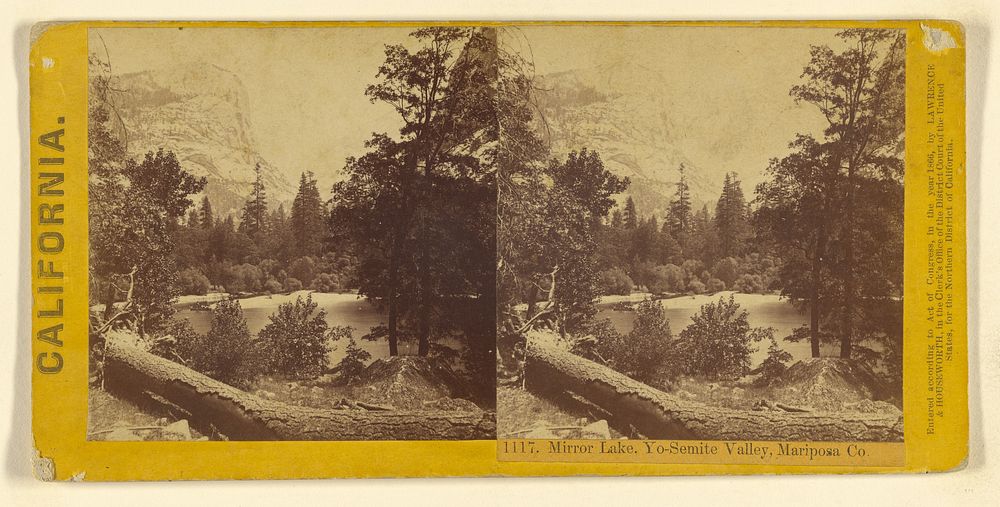 Mirror Lake, Yo-Semite Valley, Mariposa Co. by Lawrence and Houseworth