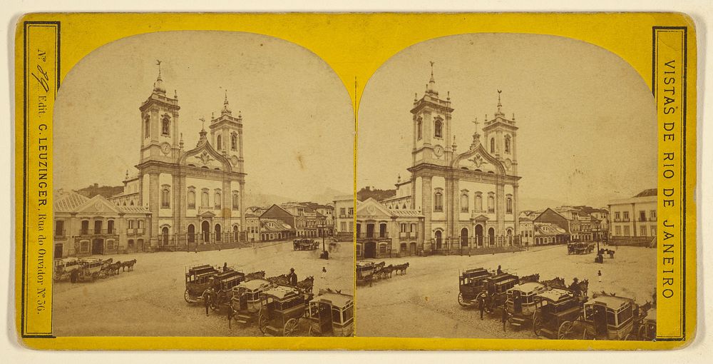 Eglise de S. Francisco de Paula, Rio de Janeiro by Georges Leuzinger