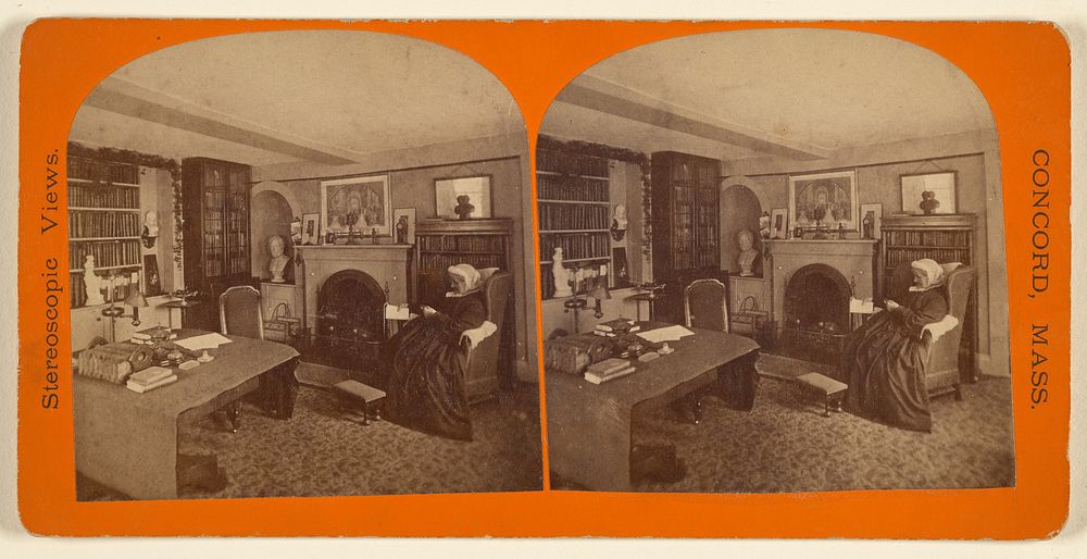 Alcott's Study: mother of Louisa May Alcott at home by Thomas Lewis