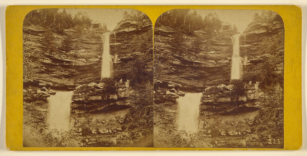 Cauterskill Falls. [Catskill Mountain Scenery.] by J Loeffler