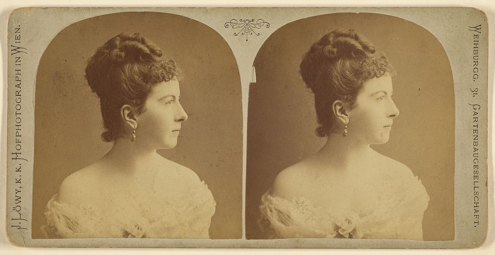 Profile of an unidentified woman by Joseph Löwy