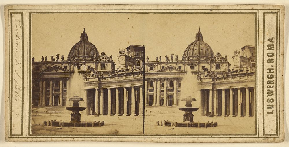 Fontana di S. Pietro by Giacomo Luswergh