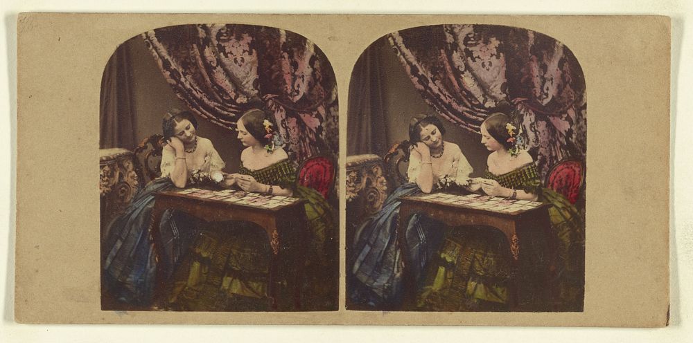 Fortune Telling. by London Stereoscopic and Photographic Company