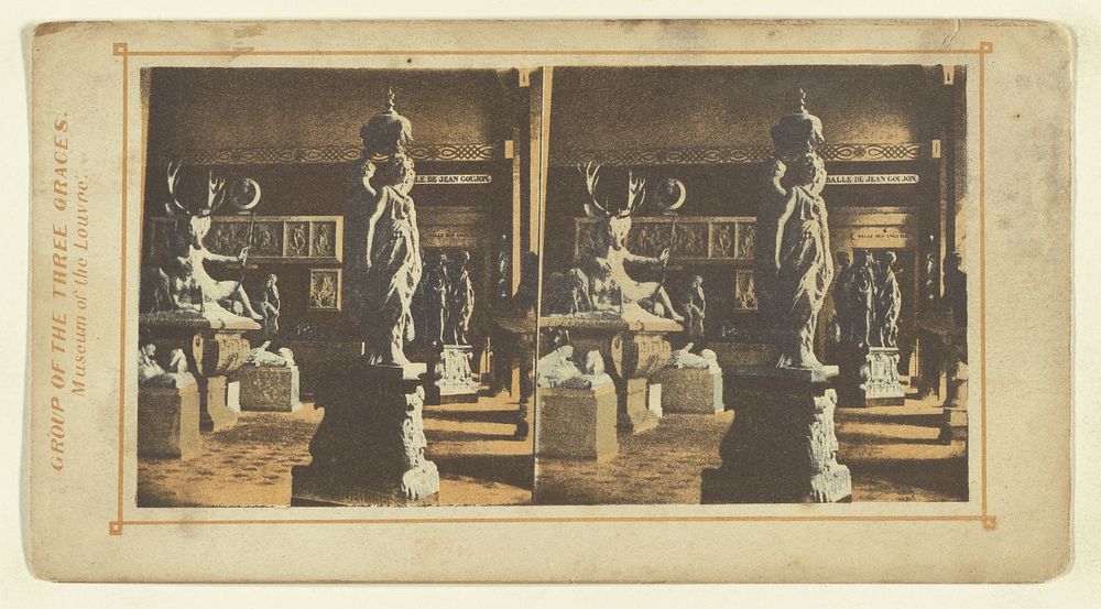Group of the Three Graces, Museum of the Louvre. by London Stereoscopic and Photographic Company