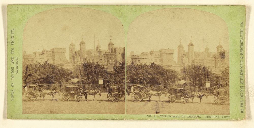 The Tower of London. General View. by London Stereoscopic and Photographic Company