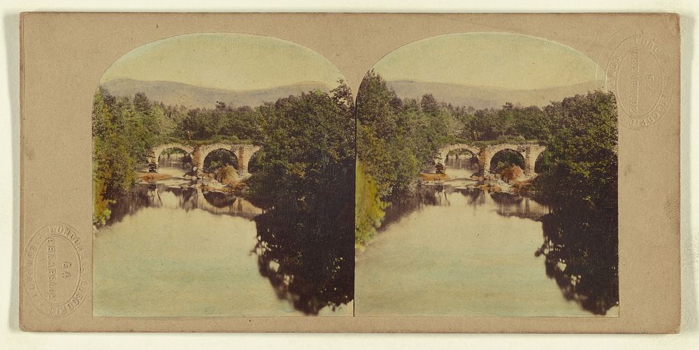 Cromwell's Bridge, Glengariff, near Killarney. by London Stereoscopic and Photographic Company