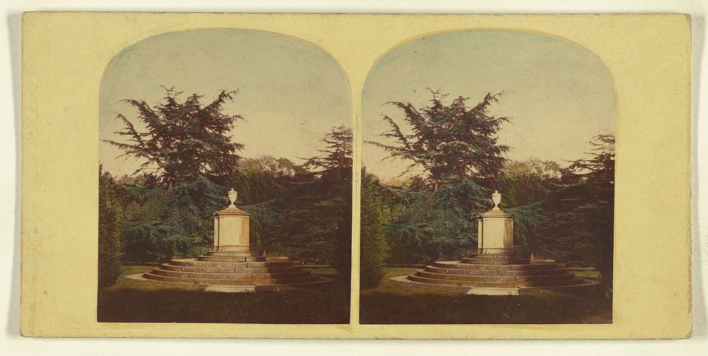 "Boatswain's" Tomb. [Newstead Abbey.] by London Stereoscopic and Photographic Company