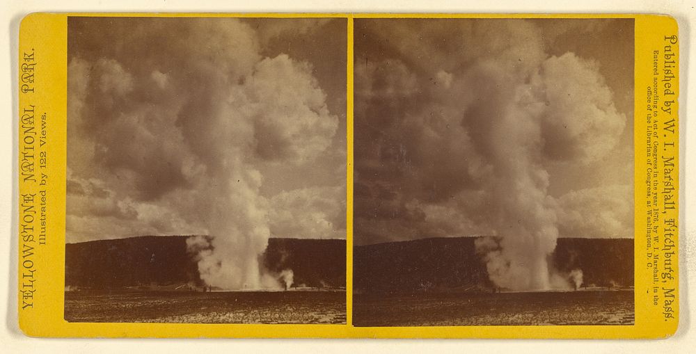 Giant Geyser in Eruption. by William I Marshall