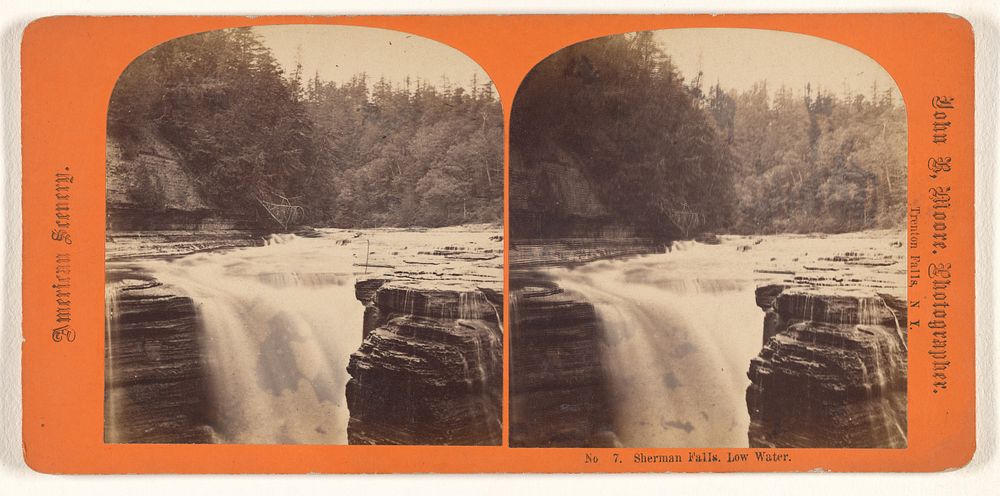 Sherman Falls, Low Water. by John Robert Moore