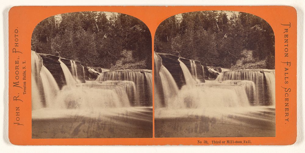 Third of Mill-dam Fall. by John Robert Moore