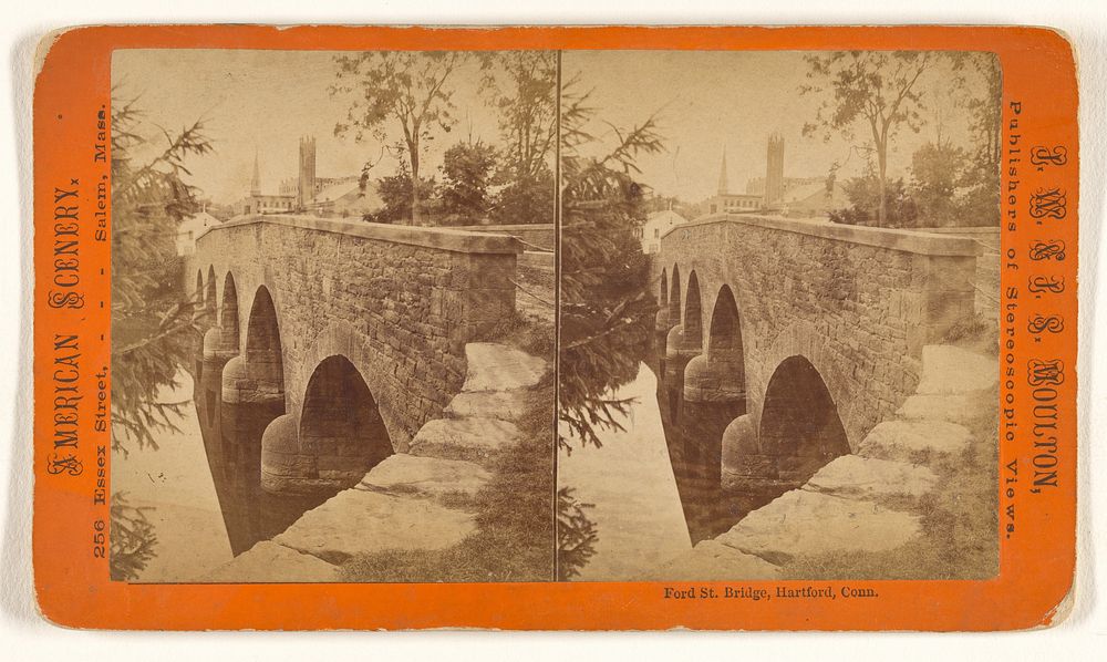 Ford St. Bridge, Hartford, Conn. by Joshua W Moulton and John S Moulton